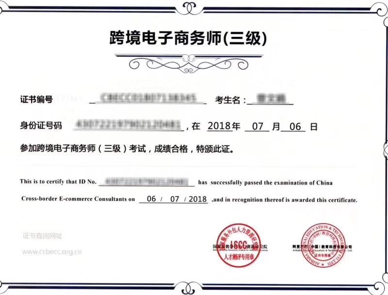 跨境电子商务师